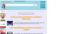Desktop Screenshot of horackenovinky.cz